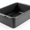 Ramddy Grey Commercial Bus Tubs, 13 L Plastic Dish Pans, 4 Packs-1