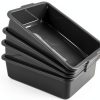 22 L Commercial Bus Tubs Jandsoner 4 Pack Grey Smooth Surface-0