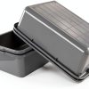 Jekiyo 4 Packs 32 L Commercial Bus Tubs, Large Food Grade Meat Tubs, Grey Restaurant Bus Pans-6
