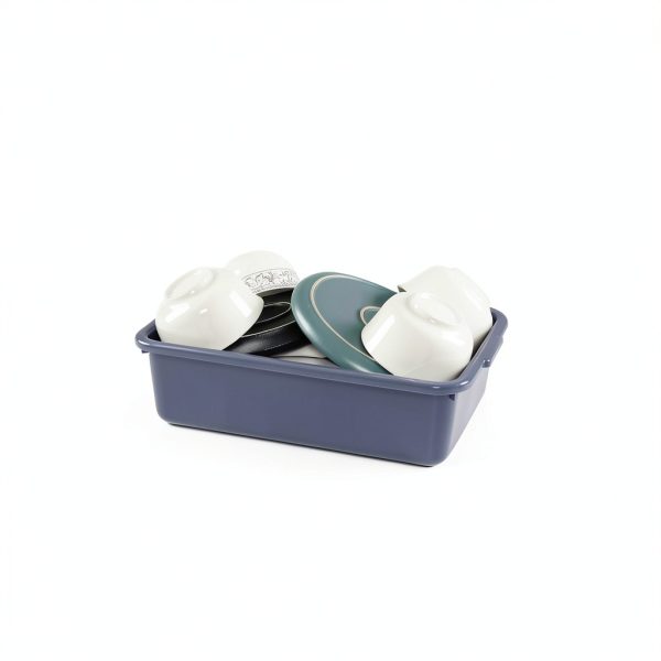 8 L Plastic Bus Tubs by Vcansayer 5-Pack Commercial Food Service Box-5