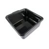 Idomy 3-Pack 13 L Black Commercial Bus Tub, Plastic Bus Box with Lids-2