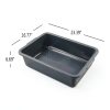 4-Pack 32 L Large Commercial Bus Tubs Niceshoes.you Gray Plastic Box-1