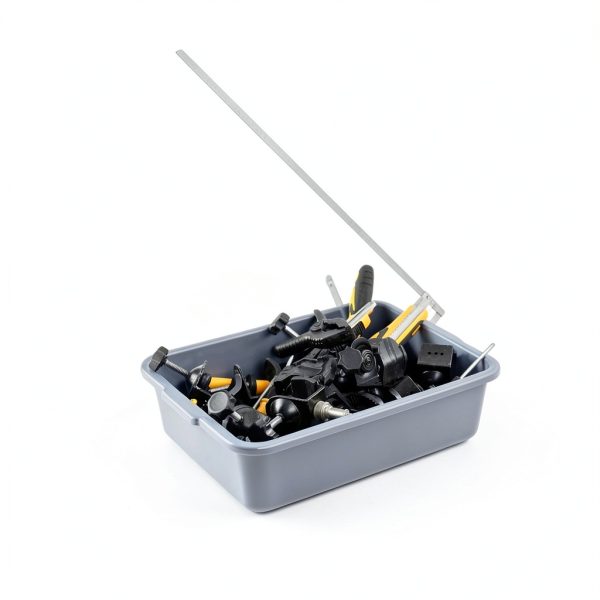 8 L Plastic Bus Tubs by Vcansayer 5-Pack Commercial Food Service Box-4
