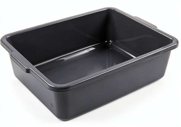 22 L Commercial Bus Tubs Jandsoner 4 Pack Grey Smooth Surface-1