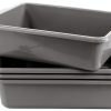 22 L Commercial Bus Tubs Jandsoner 4 Pack Grey Smooth Surface-7