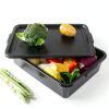 13 L Plastic Commercial Bus Tubs with Lid – Gainhope 3‑Pack Black-4