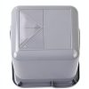 22 L Commercial Bus Tubs Jandsoner 4 Pack Grey Smooth Surface-3