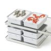 12 Packs Food Service Bus Tubs with Lids, 13 L Commercial Bus Tub, Light Gray-4